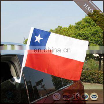 sublimation car flags,full-size flag ,white polyester with plastic pole