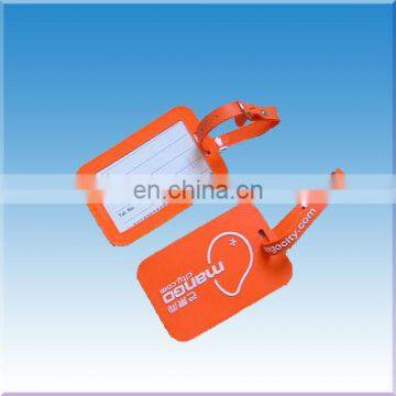 orange mango logo promotional luggage tag