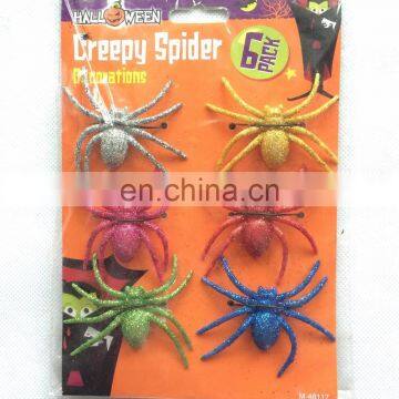 CG-H8018 Glitter halloween spider cheap toy spider monster spider