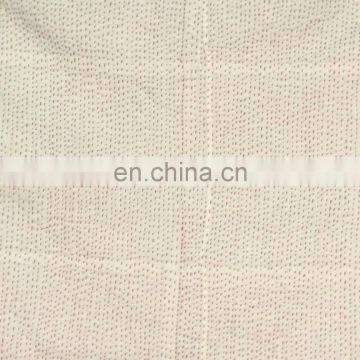 Indian Wholesaler Gold Member Hot Selling Maroon Cut Work Applique Kantha Quilt photo-6