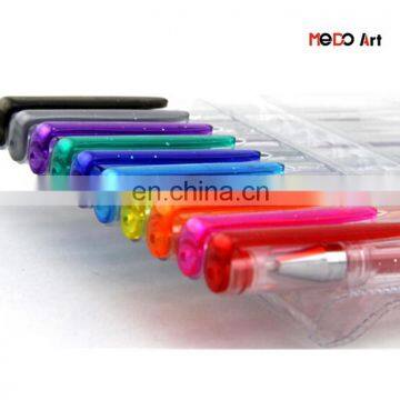 Top quality New Gel Pens 10 Colors Metallic Glitter Neon Pastel Gel Pen Set 10