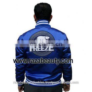 Custom Embroidery Satin Varsity Jackets / Custom Embroidery Satin Baseball Jackets