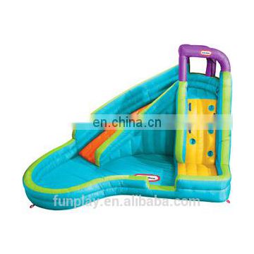 HI used inflatable water slide with pool for sale for kids