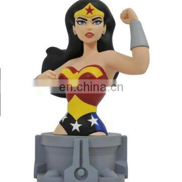 resin woman hero statues desk decoration accessory