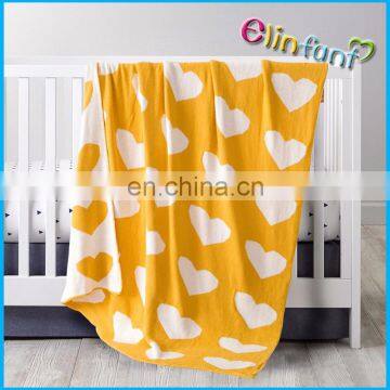 Elinfant best price blanket in china crochet knitted baby blanket