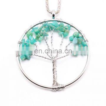 Fashion Tree of Life Jewelry Pendant With CZ Stone photo-2