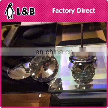 Wholesale 18MM 20MM 22MM 25MM 27MM 30MM 35MM 40MM 45MM Diamond Sofa Button Decoration Crystal AB Shank Buttons photo-2
