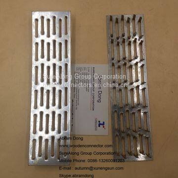 Fixing galvanized single truss nail plate