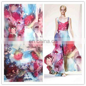 Printed CDC 100% silk fabric Apparel Manufacturing Process