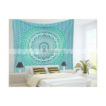 Ombre Mandala Hippie Tapestry Beach Throw Blanket bedspread Indian Tapestry Queen Wall Hanging picnic Decor art Wholesale