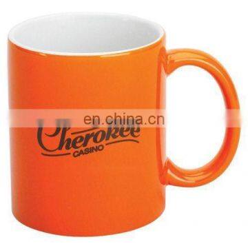 Small Order Custom Printed Orange Cup