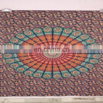 Indian Hippie Bohemian Mandala Tapestry Gypsy Wall Hanging, Ethnic Decor Tapestry, Bedspread