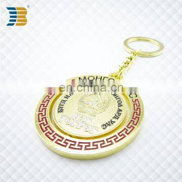 Gold Plating Custom Metal Key Chain With Your Own Design photo-3