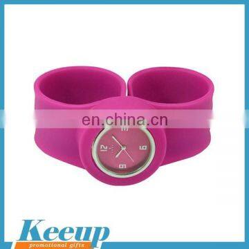 Promotional Silicone Snap Watch Bands with Custom Logo