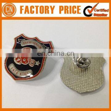 Hot Sale Logo Printed Promotional Enamel Lapel Metal Pin Badge