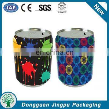 Special drink can shape coin bank tin box