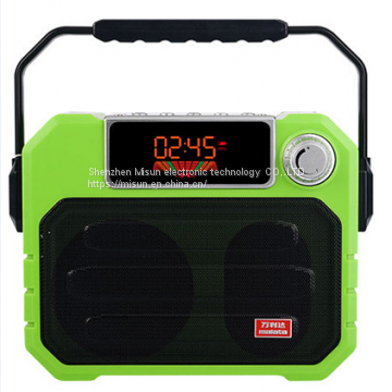 Bluetooth Speaker, Outdoor Speaker, Square Dancing, FM Radio, USB Playing, TF Card Playing