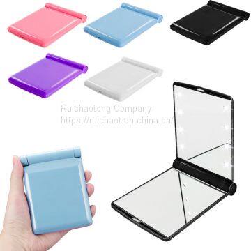 LED Lighted Makeup Mirror Mini Square Mirror