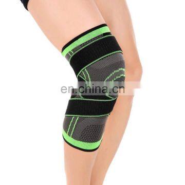 Fashionable Unisex Knitted Knee Sleeves Adjustable Strap Improved Circulation Compression Fit Support Knee Brace Sleeves