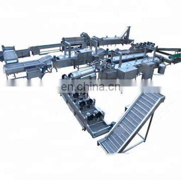 Manufaucture automatic potato chips production line potato french fries production line