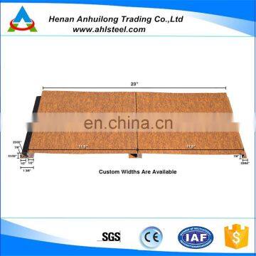 high quality decorative corten steel wall cladding panel