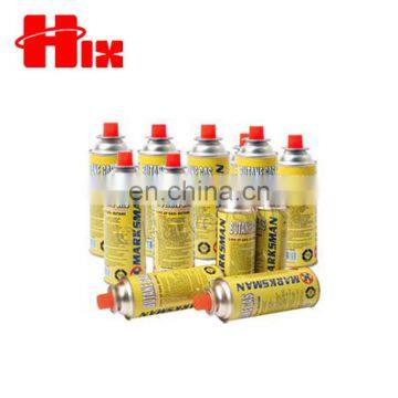 Camping Gas Stove China Korea MSDS Gas Butane Refill 190g 220g 250g Refill Gas Cartridge