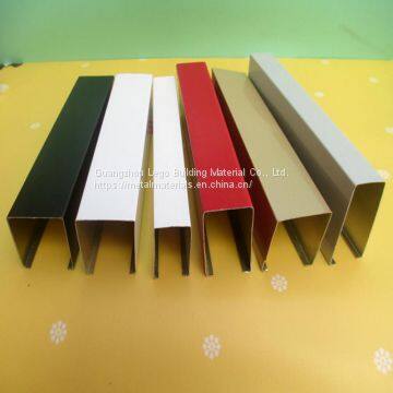 Shopping Mall Bronze Aluminum Square Pass High Quality