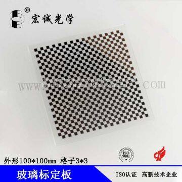 Grid 3*3mm Optical Glass Calibration Target Checkerboard Calibration Plate Vision Camera Calibration Target Distortion Calibration Target Can be Customized photo-2