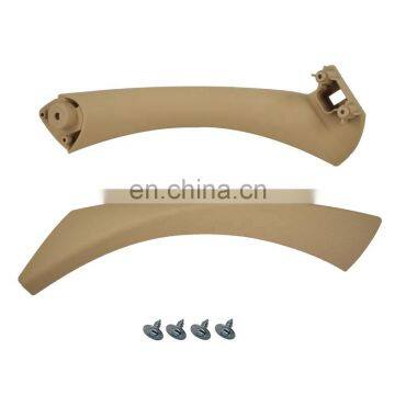 Inner Outer Door Panel Handle Pull Trim Cover With a bracket for BMW E90 328i 51417230854