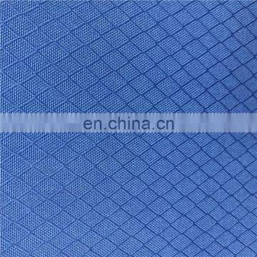 420D 100% Polyester Fabric Customized Yarn Diamond Lattice Coated for Bag Luggage Fabric photo-2