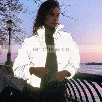 New Reflective Thickened Cotton Clothing Women's Winter New Street Tide Brand Women's Jacket photo-4