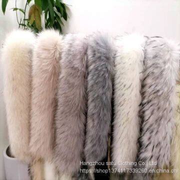 Supply Down Jacket, Cotton Coat, Coat, Collar, Cap Strip, Artificial Wool and Fox Tail Hair, Raccoon Dog Hair, Real Fur, Grass Collar Can be Processed and Customized photo-4