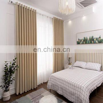 High Shading Best Price Classic Luxury Blackout Polyester Nordic Velvet Curtain For Living Room Bedroom Hotels Decor photo-5