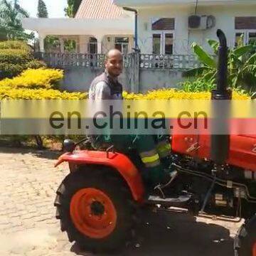 SX-250 farm agricola tractor with lawn mower and tiller