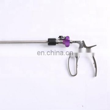 Laparoscopic medical clip applicator handle