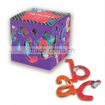 DIY Decor Craft Cube Box Scrapbook Chipboard Alphabet Letter photo-4