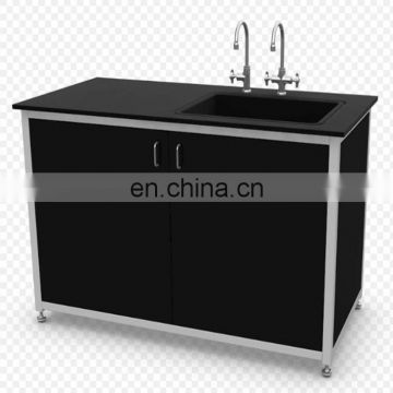 Laboratory Central Bench With Pp Sink And Faucet lab furniture work station