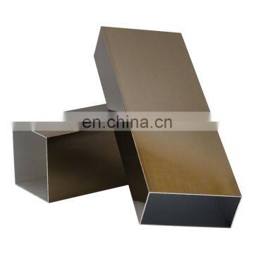 Power Coating Anodized Extrusion 80X20 Aluminum Profile Rectangular Square Tube for Building photo-3