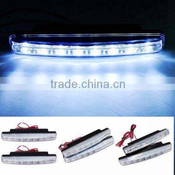 12V 8Leds Auto DRL Led Light