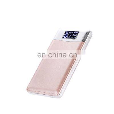 Fashion Products Hot selling type c interface power bank 10000mah led screen display power battery charger