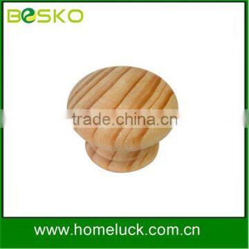 Delicate wooden knob beauty round wood knob for dresser