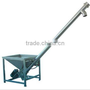 inclined small screw feeder/flexible spiral screw conveyor for powder