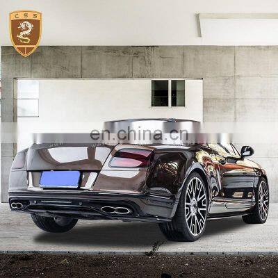 Fit For Bentley Continental GT to V8S Car Carbon Fiber cf Rear Bumper Diffuser Lip Auto Parts