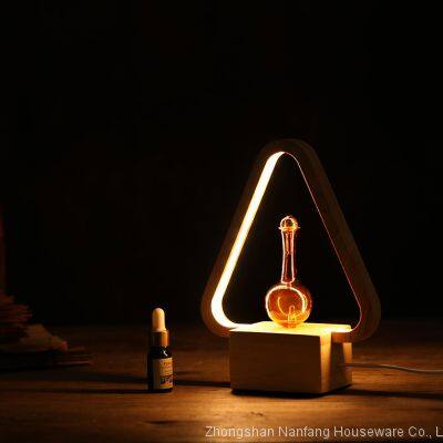 Triangle Essential Oil Aroma Diffuser With LED Table Lamp photo-2