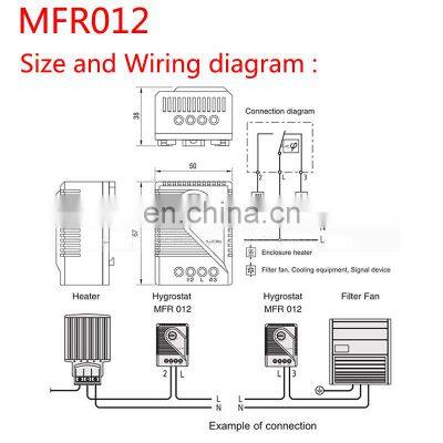 MFR012 Thermostat Hygrostat Mechanical Temperature Controller Humidity Controller Fan Heater Cooler, Mechanical Hygrostat photo-4