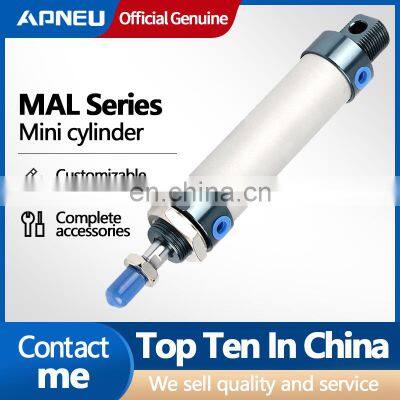 Pneumatic Cylinder MAL Series Mini 16/20/25/32mm Bore 25/50/75/100/200/300/400/500mm Stroke Single Lever Pneumatic Air Cylinder photo-4
