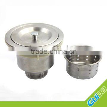 kitchen sink basket strainer waste plug drainer drain stainless steel