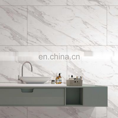 homogeneous marble looking 600x1200mm glazed polished porcelain floor tile