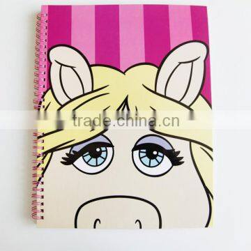 notebooks with plastic cover animal notebook paper