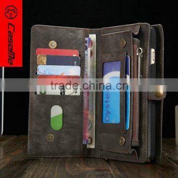 Credit Card Slot/ Wallet Genuine Leather Cover Case for Apple iPhone 6 plus